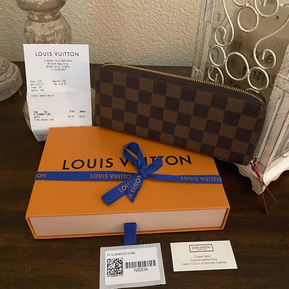 Louis Vuitton Handbags - Damier Ebene Clemence Wallet